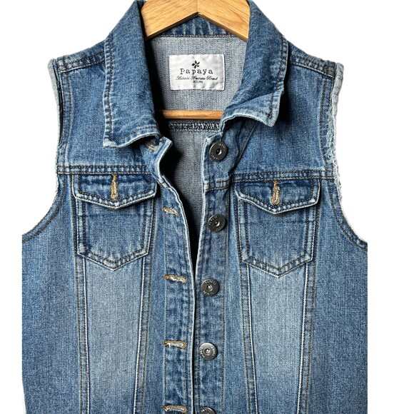 Girls Denim vest - Picture 2 of 4